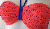 Royal Blue & Orange Two Piece Luxury Bikini